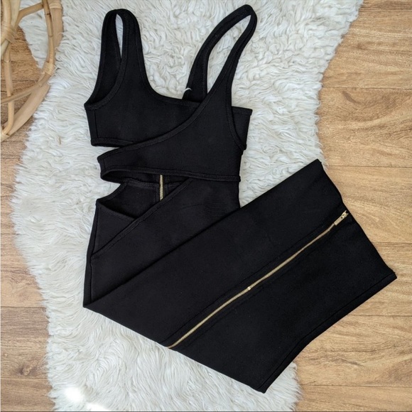 HOUSE OF CB 'Miya' Black Bandage Cut Out Dress NWOT - Picture 5 of 7